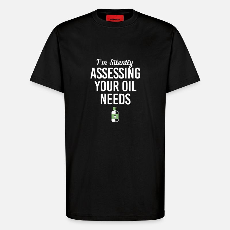 Ätherisches Öl - T-Shirt - made by SPREAD - SOLID BLACK