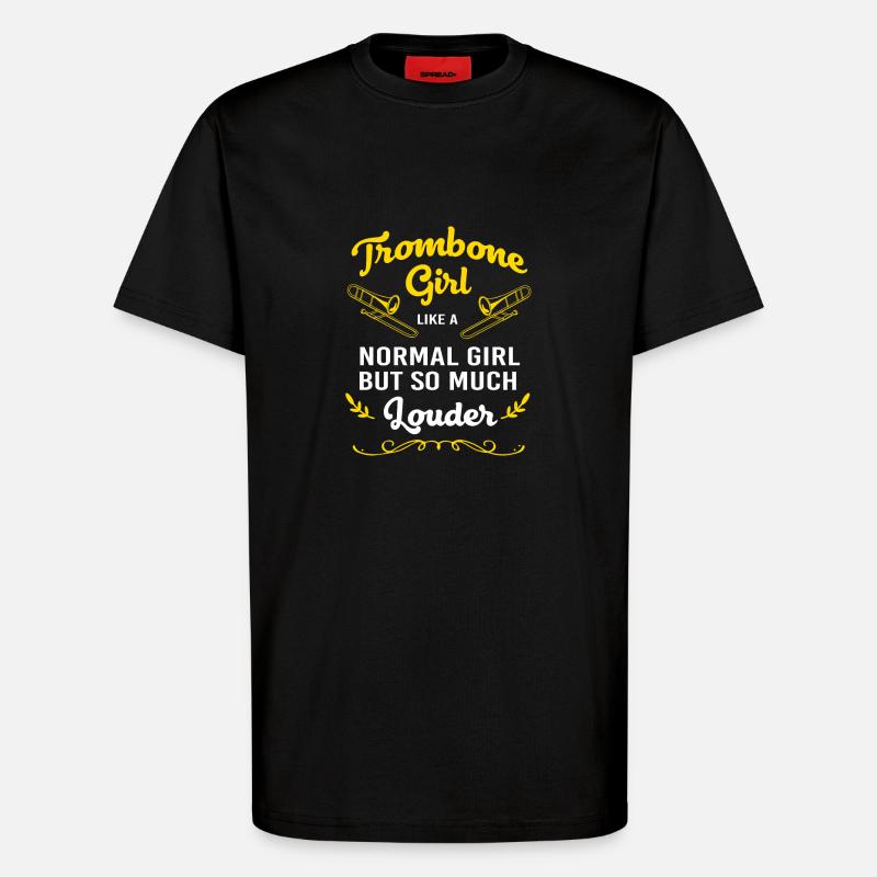 Posaune - T-Shirt - made by SPREAD - SOLID BLACK