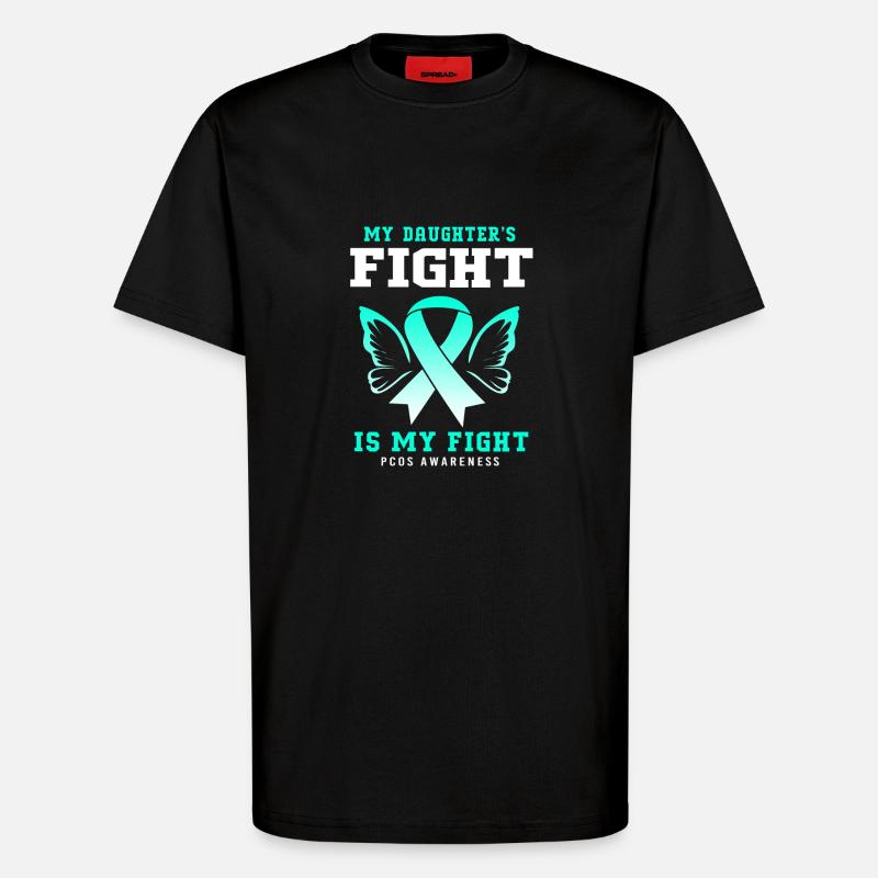 Pcos-Bewusstsein - T-Shirt - made by SPREAD - SOLID BLACK