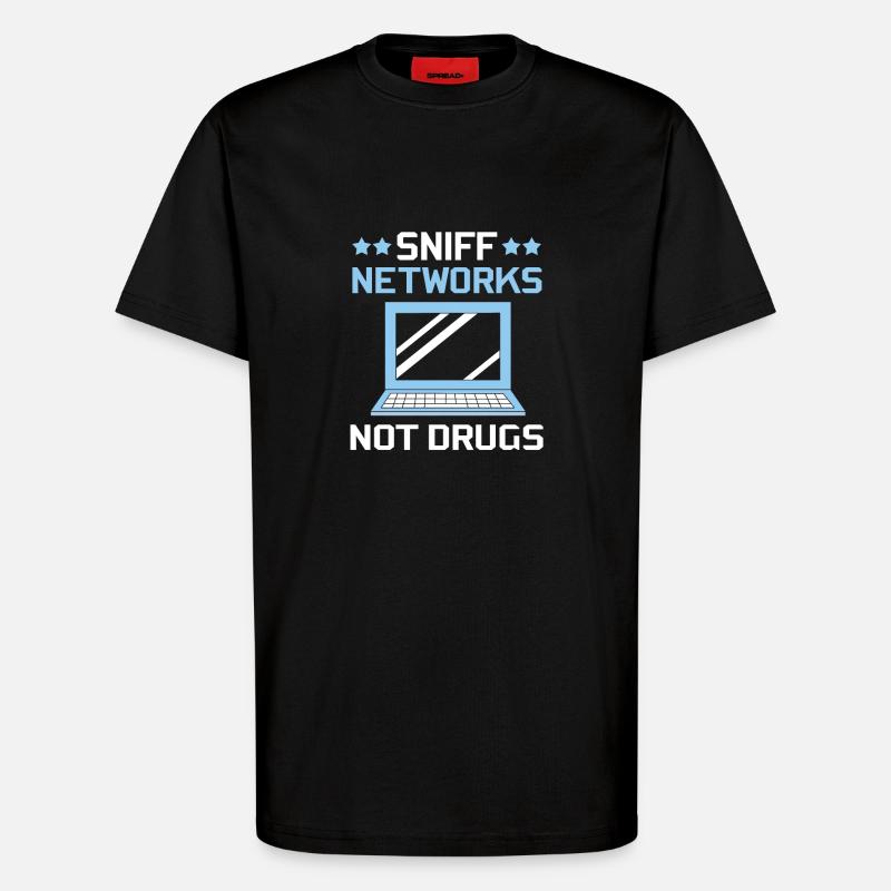 Cyber programmeur cybersécurité Hacker - T-shirt bio décontracté fabriqué en UE - SOLID BLACK