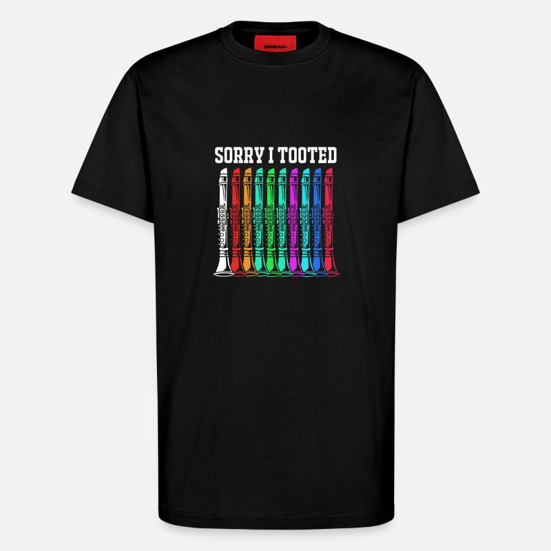 Klarinette - T-Shirt - made by SPREAD - SOLID BLACK