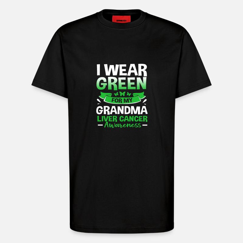 Lebererkrankung - T-Shirt - made by SPREAD - SOLID BLACK