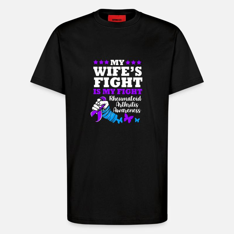 Rheuma Arthritis - T-Shirt - made by SPREAD - SOLID BLACK