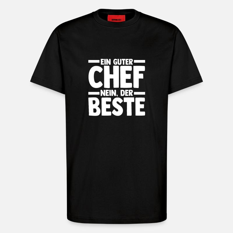 Teamleiter Chef Abschied - T-Shirt - made by SPREAD - SOLID BLACK