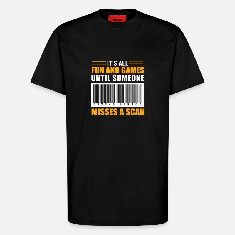 Postbote - T-Shirt - made by SPREAD - SOLID BLACK