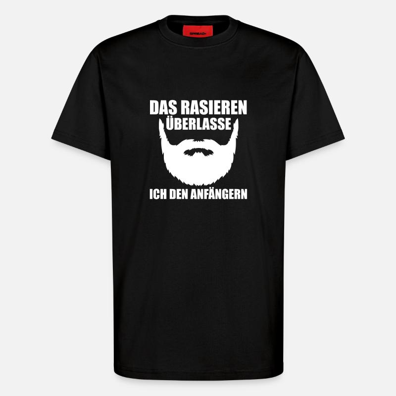Bearded Bearded Beard - T-Shirt - made by SPREAD - SOLID BLACK
