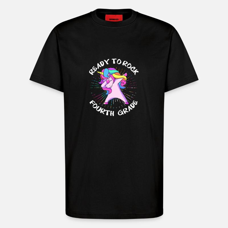 4. Klasse - T-Shirt - made by SPREAD - SOLID BLACK