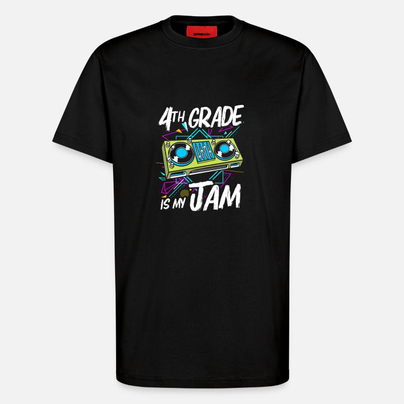 4. Klasse - T-Shirt - made by SPREAD - SOLID BLACK