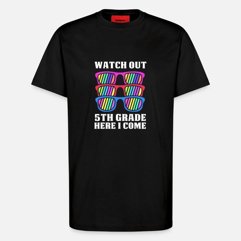 5. Klasse - T-Shirt - made by SPREAD - SOLID BLACK
