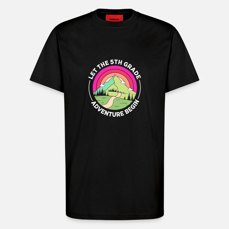 5. Klasse - T-Shirt - made by SPREAD - SOLID BLACK