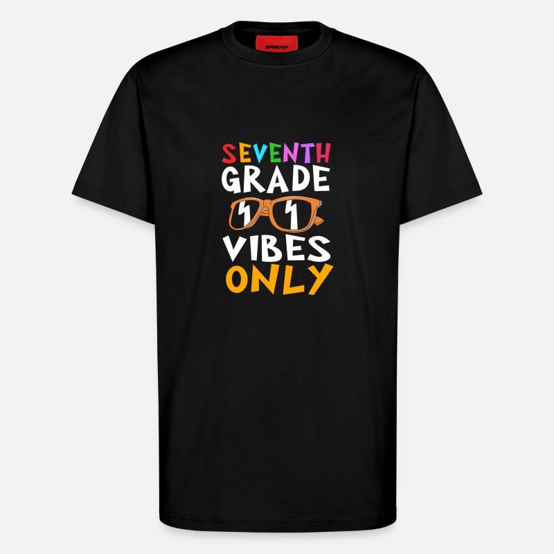 7. Klasse - T-Shirt - made by SPREAD - SOLID BLACK