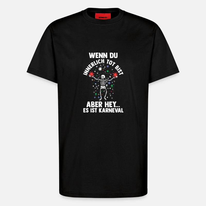 Costume de carnaval Carnaval - T-shirt bio décontracté fabriqué en UE - SOLID BLACK