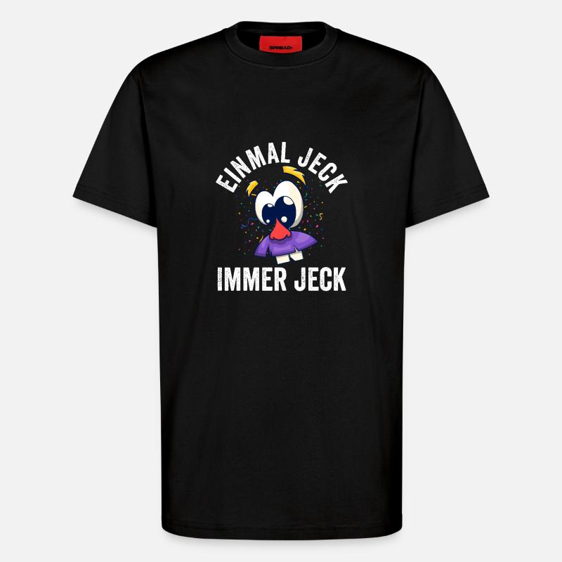 Costume de carnaval Carnaval - T-shirt bio décontracté fabriqué en UE - SOLID BLACK