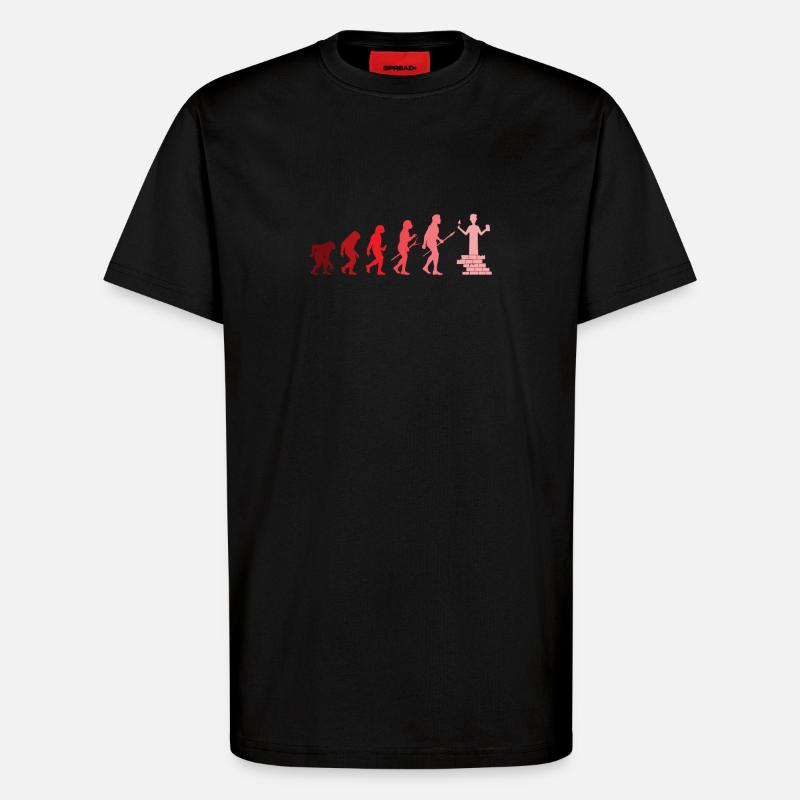 Maurer Evolution Masterful craftsmanship - T-Shirt - made by SPREAD - SOLID BLACK