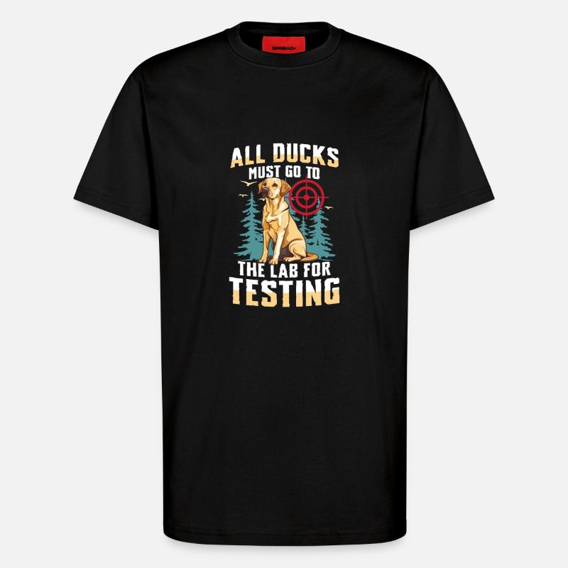 Jagd Mit Labrador - T-Shirt - made by SPREAD - SOLID BLACK