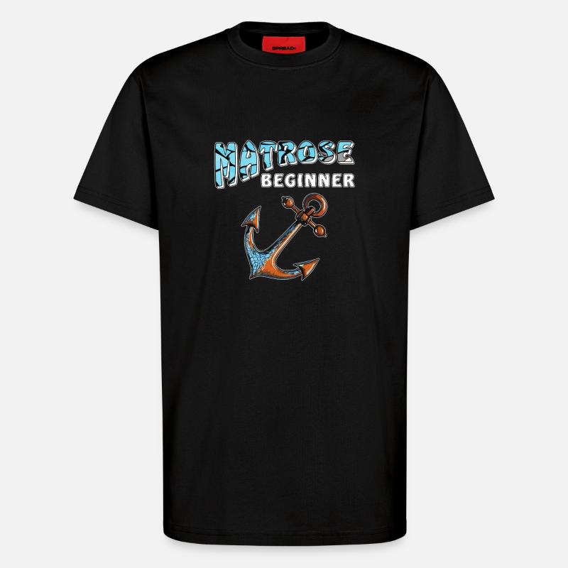 SCHIFFANKER MATROSE BEGINNER - T-Shirt - made by SPREAD - SOLID BLACK
