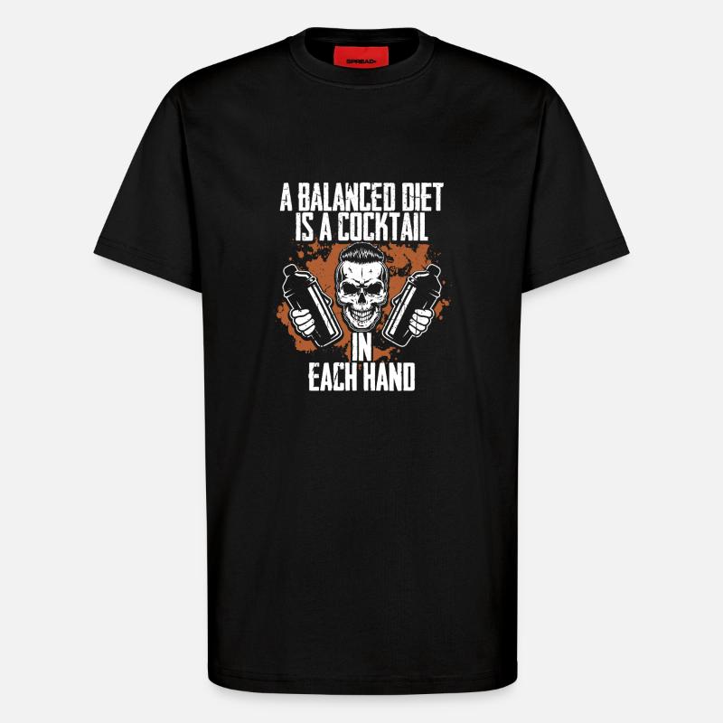 Bartender Bartender Bartending - T-Shirt - made by SPREAD - SOLID BLACK