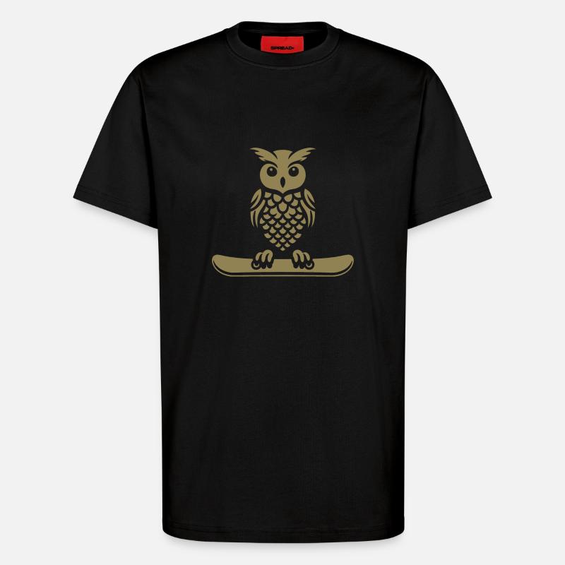 Minimalistisches Design: - T-Shirt - made by SPREAD - SOLID BLACK
