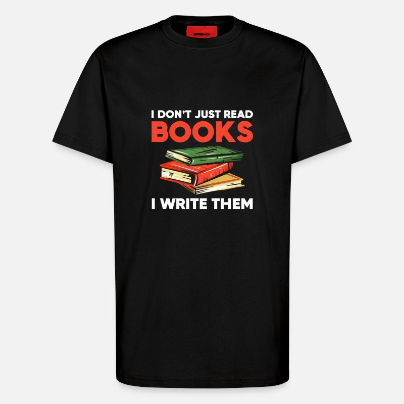 Autor - T-Shirt - made by SPREAD - SOLID BLACK
