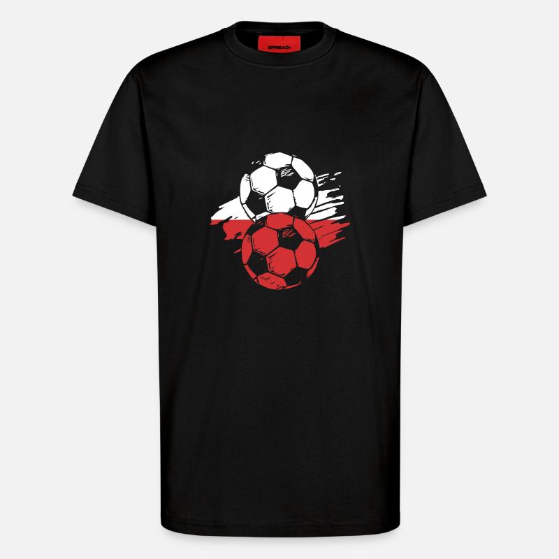 Polen Polnisch - T-Shirt - made by SPREAD - SOLID BLACK