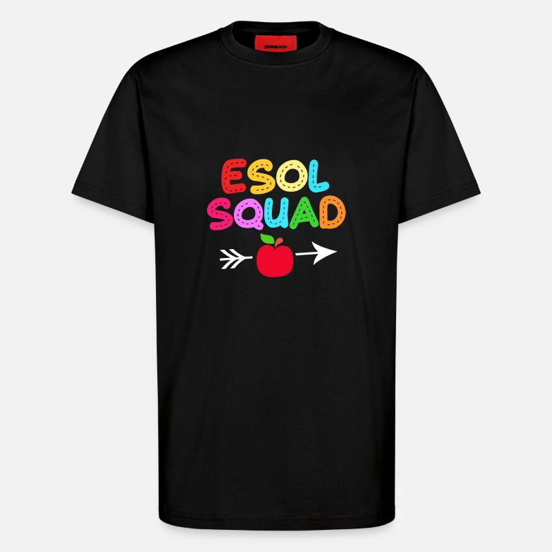 Englischlehrerin Englisch Lehrer - T-Shirt - made by SPREAD - SOLID BLACK