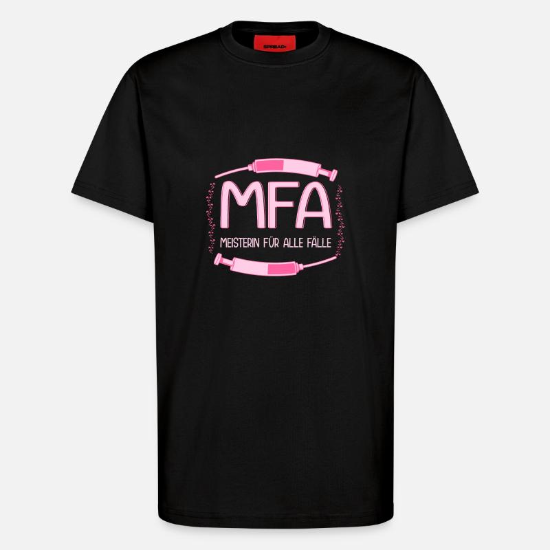MFA Master Medical Assistant - T-Shirt - made by SPREAD - SOLID BLACK