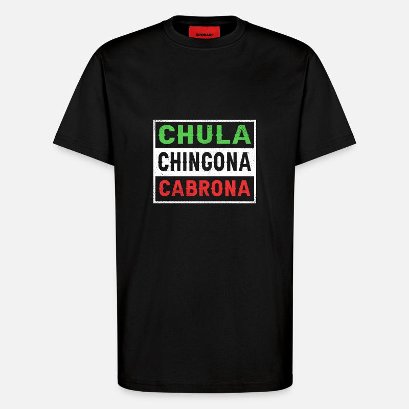 Latina Mutter - T-Shirt - made by SPREAD - SOLID BLACK