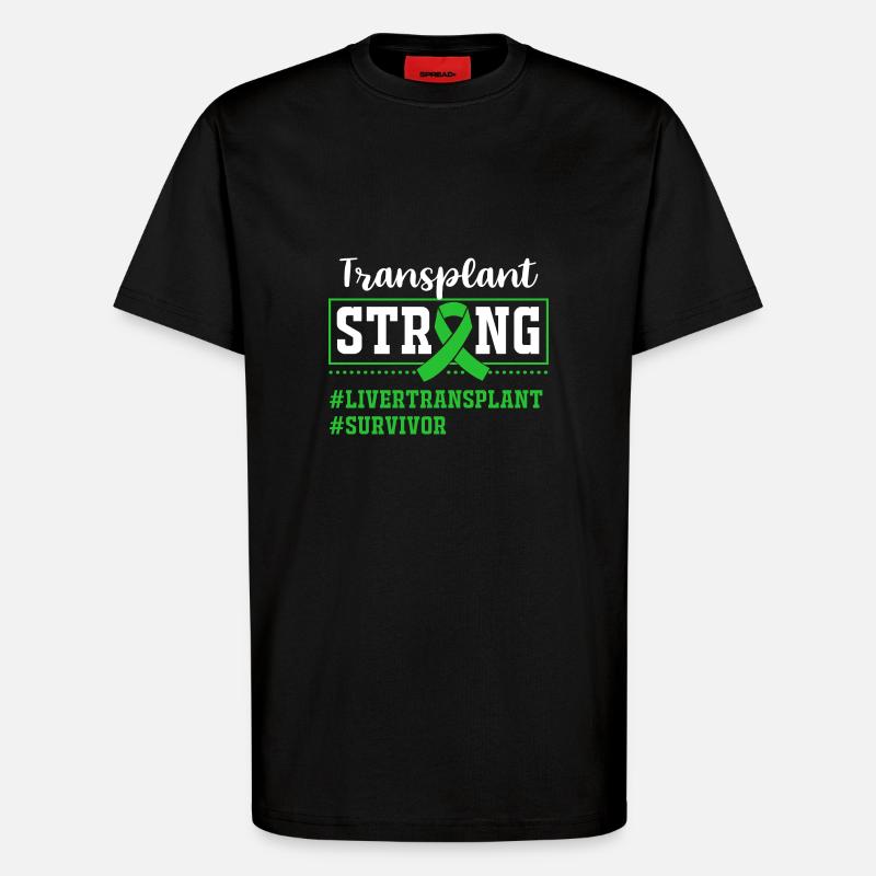 Lebererkrankung - T-Shirt - made by SPREAD - SOLID BLACK