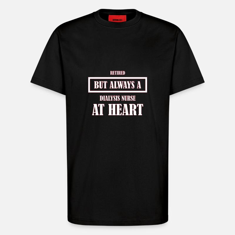 Dialyse Krankenschwester - T-Shirt - made by SPREAD - SOLID BLACK
