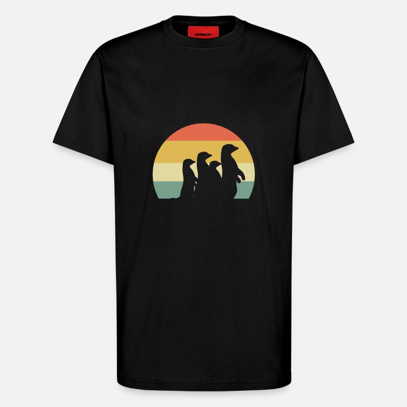 Erdmännchen - T-Shirt - made by SPREAD - SOLID BLACK