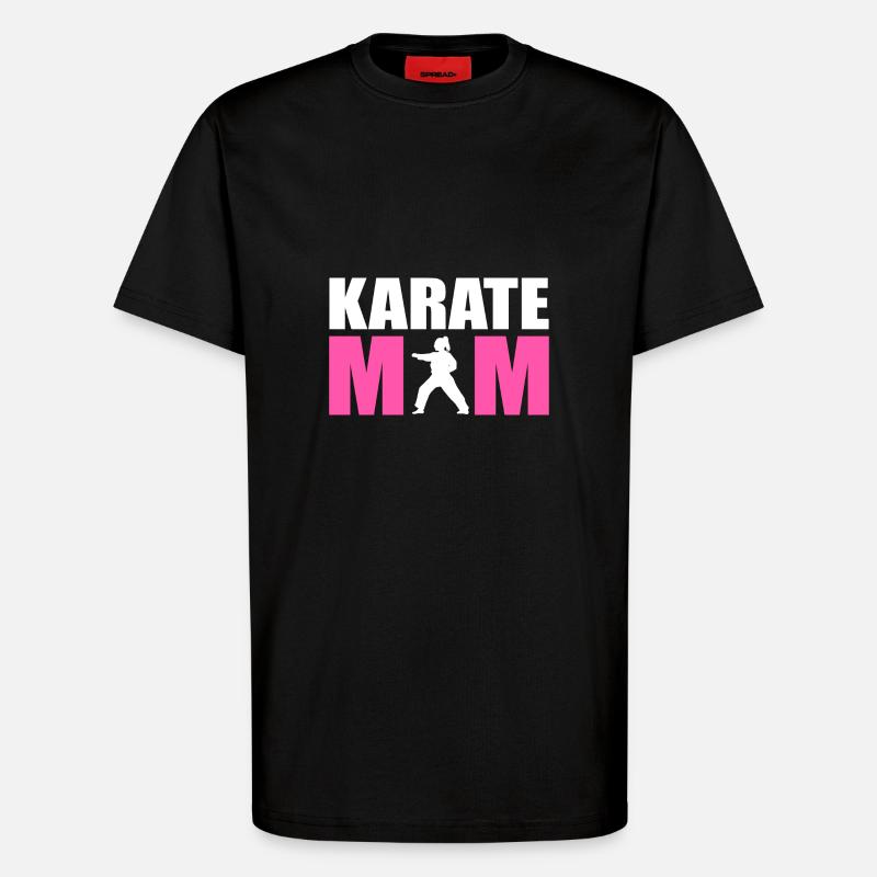 Karate Selbstverteidigung Kampfsport - T-Shirt - made by SPREAD - SOLID BLACK