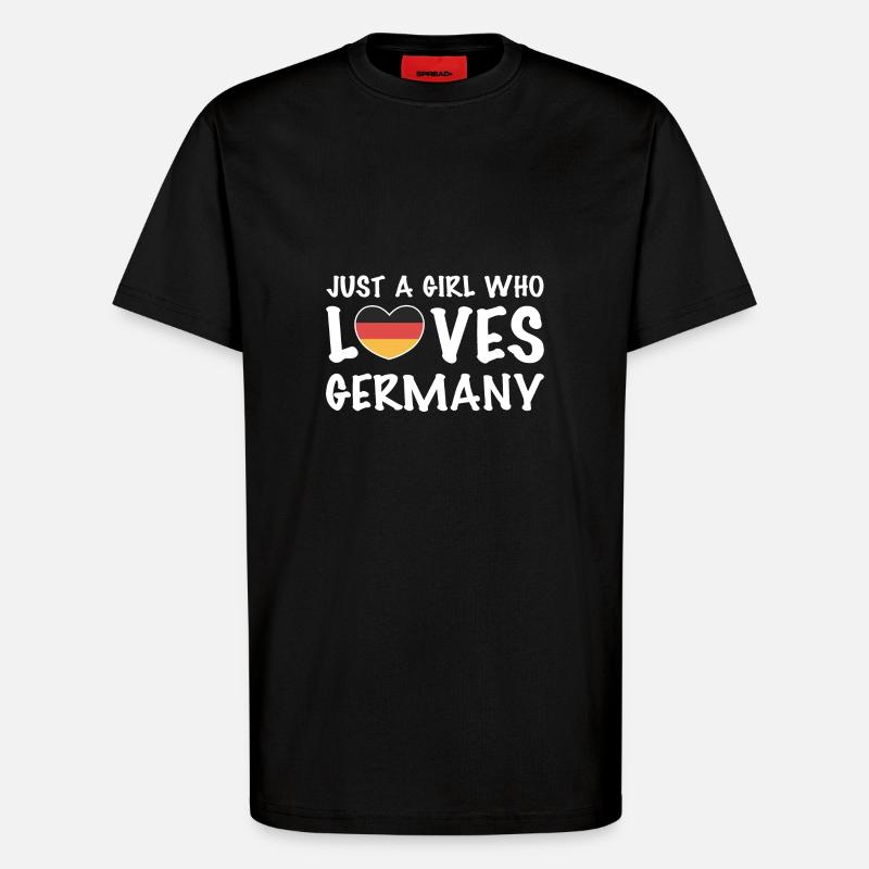 Deutschland - T-Shirt - made by SPREAD - SOLID BLACK