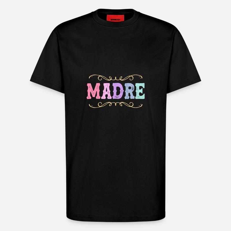 Latina Mutter Latino - T-Shirt - made by SPREAD - SOLID BLACK
