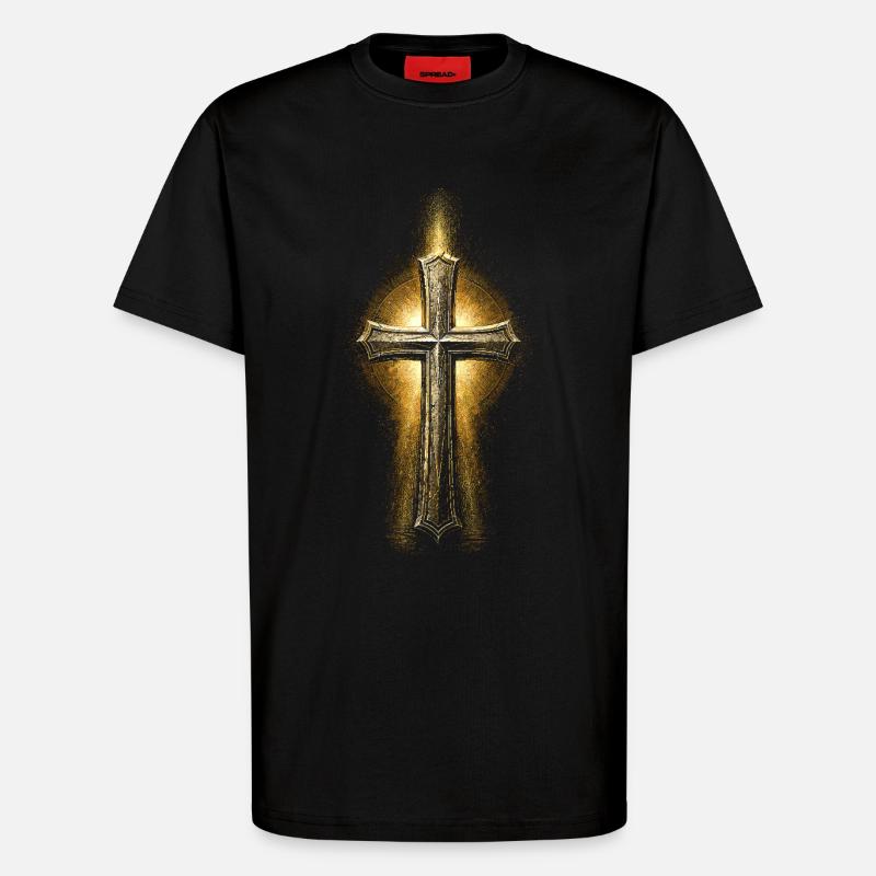 Chaplain, cleric, pastor - T-Shirt - made by SPREAD - SOLID BLACK