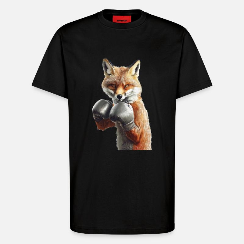 Fuchs - T-Shirt - made by SPREAD - SOLID BLACK