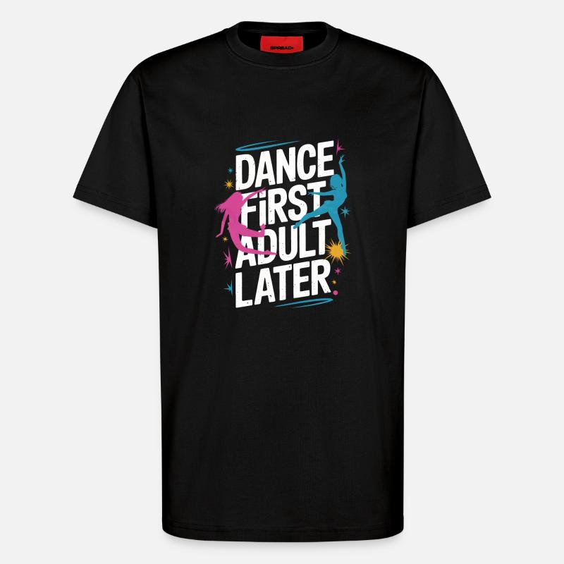 Dansant Danseurs Dansant - T-shirt bio décontracté fabriqué en UE - SOLID BLACK