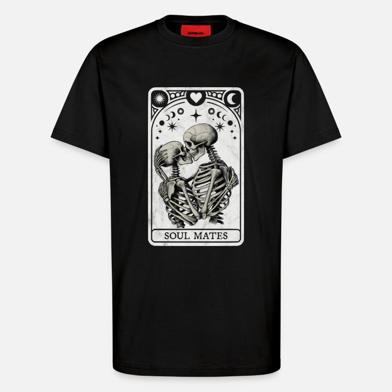 Seelenverwandte Tarot - T-Shirt - made by SPREAD - SOLID BLACK