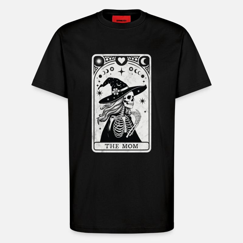 Tarot-Mama - T-Shirt - made by SPREAD - SOLID BLACK