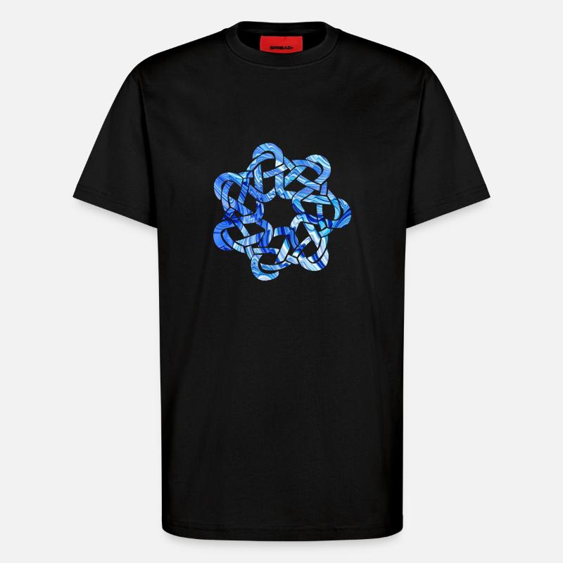 Celtic knot 9 e 80 - T-Shirt - made by SPREAD - SOLID BLACK
