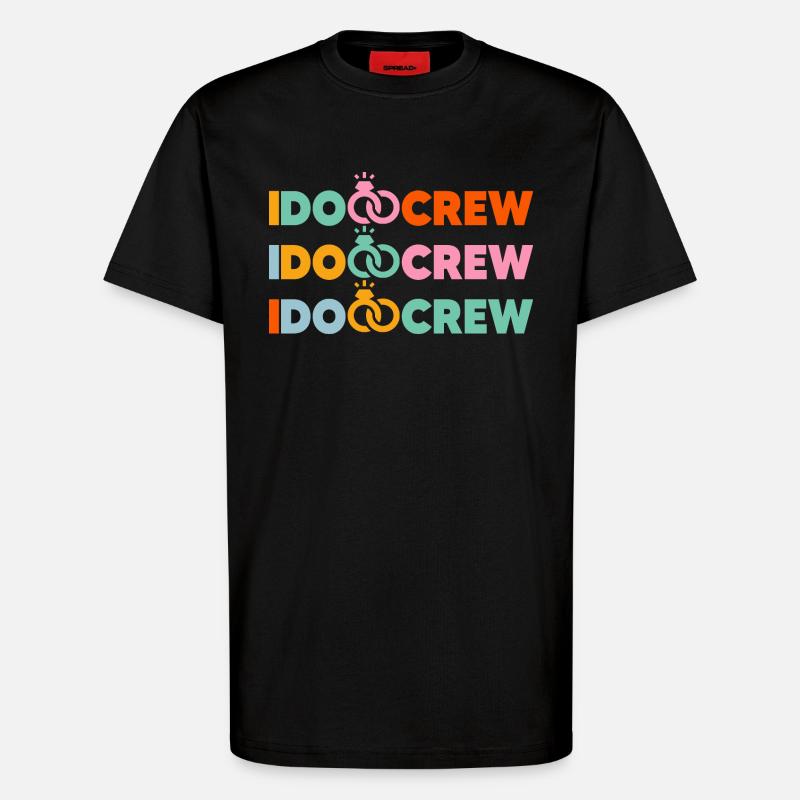 Ich mache Crew-Geschenk - T-Shirt - made by SPREAD - SOLID BLACK