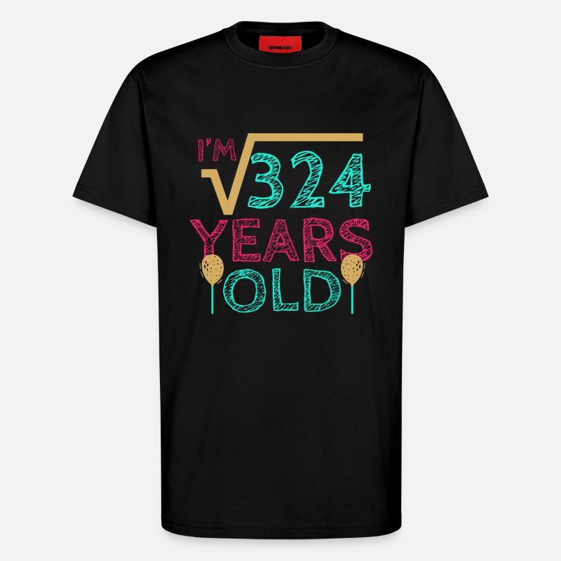 18. Geburtstag - T-Shirt - made by SPREAD - SOLID BLACK
