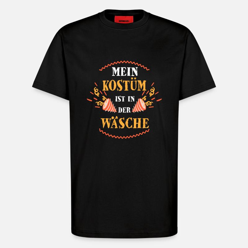 Fasching Karneval - T-Shirt - made by SPREAD - SOLID BLACK