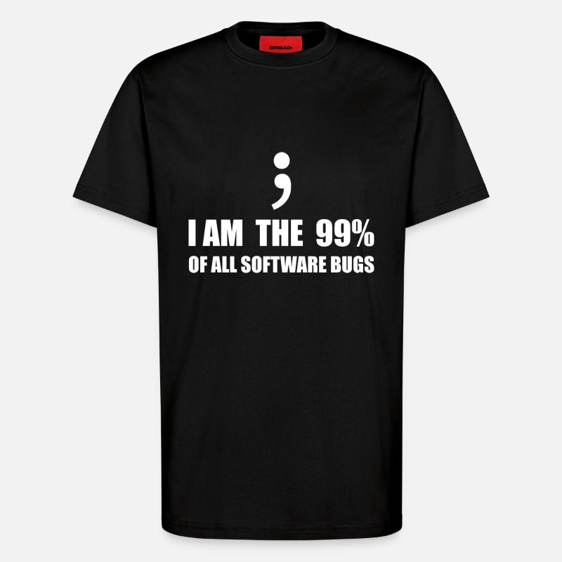 Computer Scientist Programmer - T-Shirt - made by SPREAD - SOLID BLACK