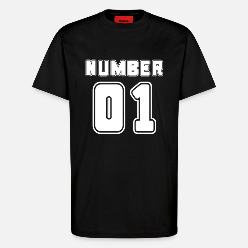 Nr 1 - T-Shirt - made by SPREAD - SOLID BLACK