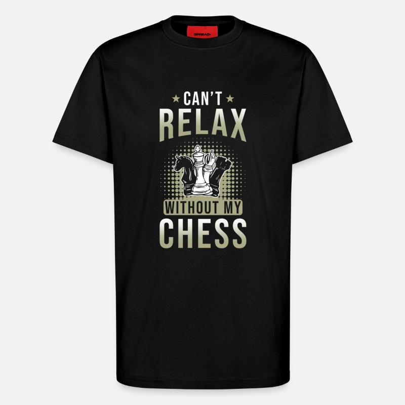 Schach Geschenk - T-Shirt - made by SPREAD - SOLID BLACK