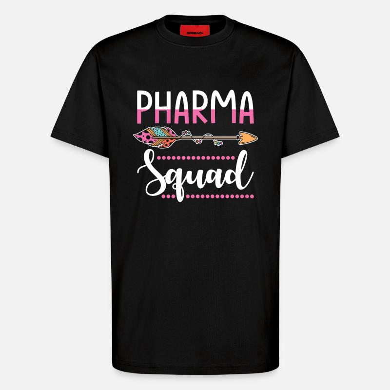 Apothekerin - T-Shirt - made by SPREAD - SOLID BLACK
