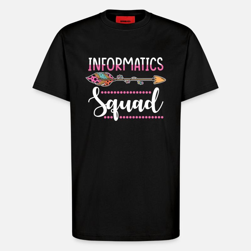 Informatikerin - T-Shirt - made by SPREAD - SOLID BLACK