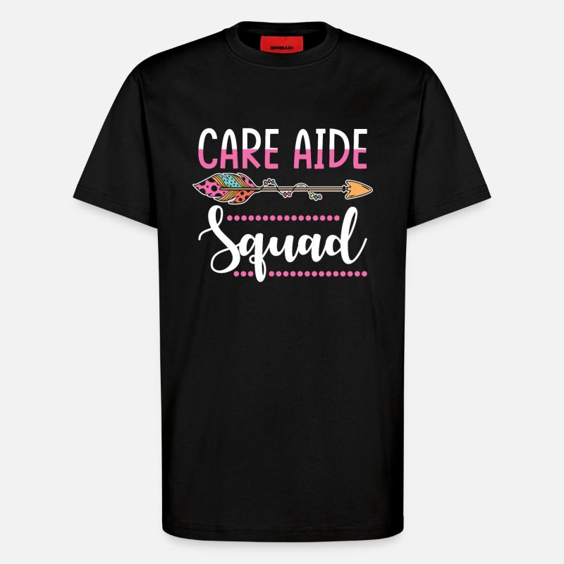 Pflegerin Gruppe - T-Shirt - made by SPREAD - SOLID BLACK