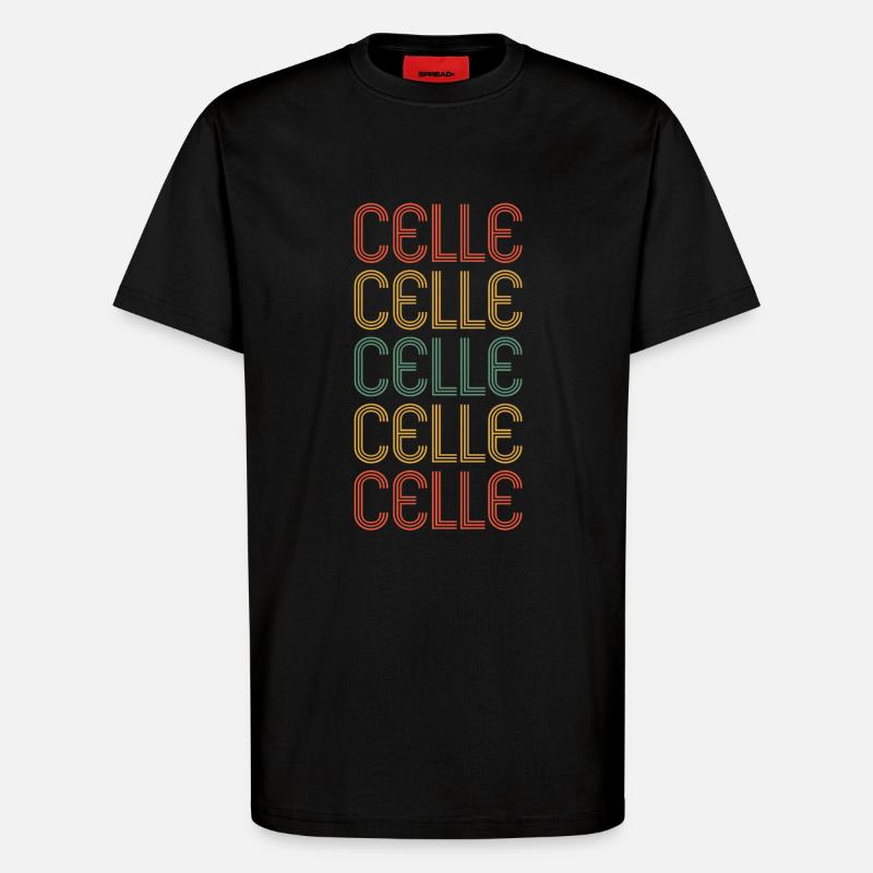 Cellerin Celler Celle - T-Shirt - made by SPREAD - SOLID BLACK