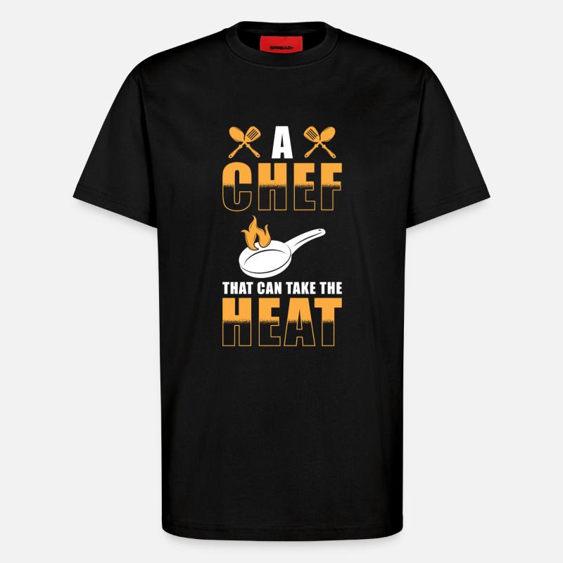 Chef Chef - T-Shirt - made by SPREAD - SOLID BLACK